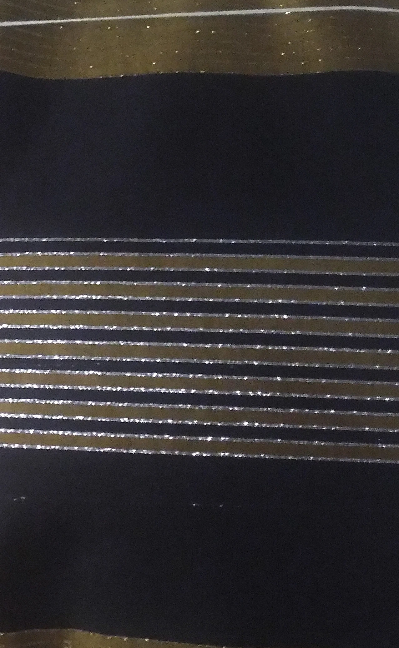 Handloom Cotton-Silk Striped Saree - YTK - Black & Gold Mix